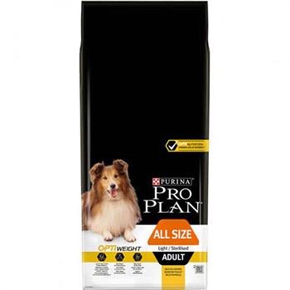 PRO PLAN  TAVUKLU LİGHT  STERİLİSED KÖPEK MAMASI  14 KG