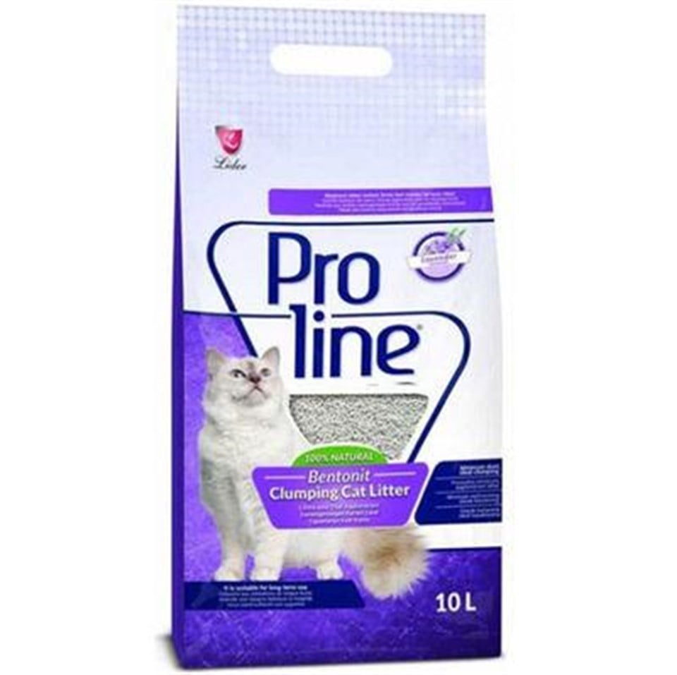 PROLİNE 10LT İNCE LAVANTA BENTONIT KEDI KUMU