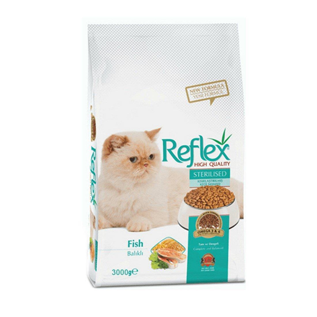 Reflex Balıklı Kısırlaştırılmış Kedi Maması 3 kg 2 Adet