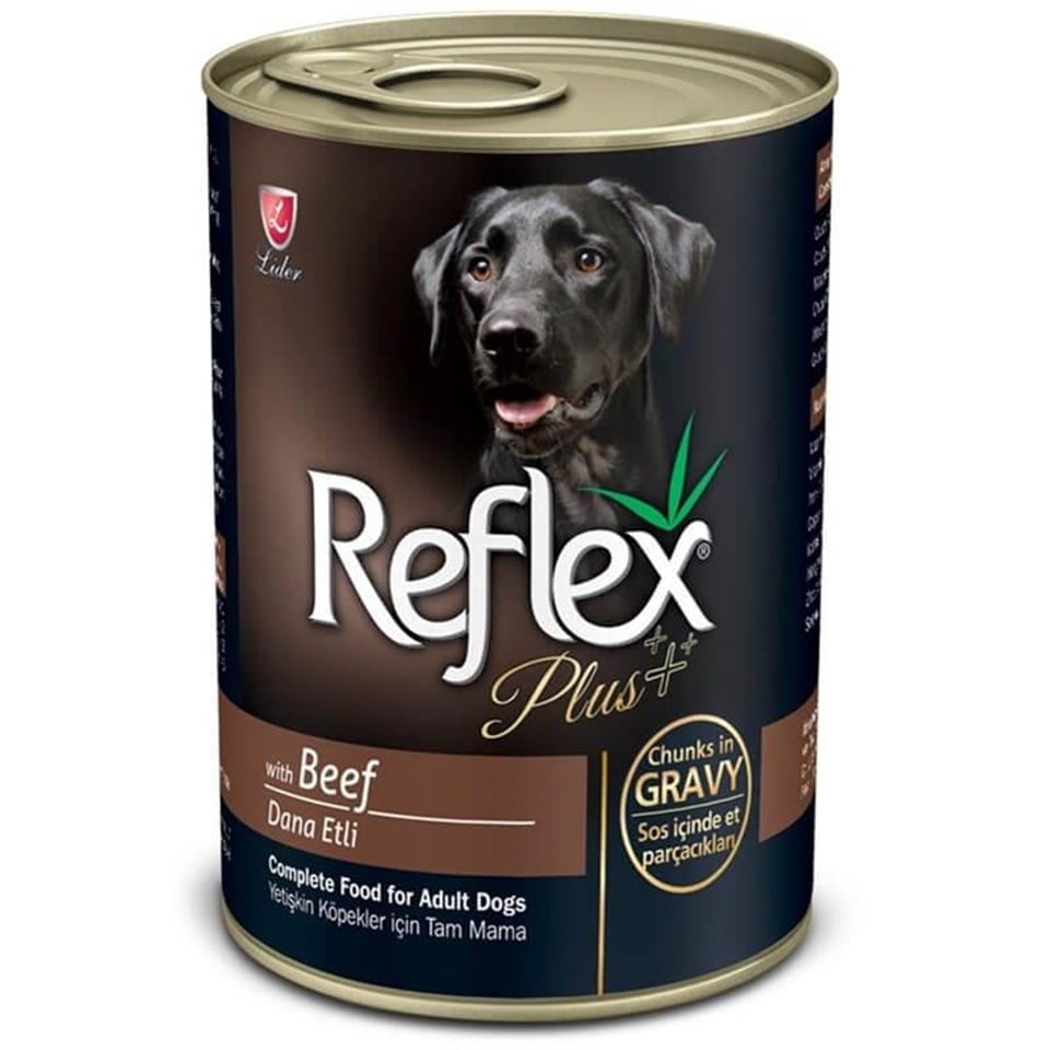 REFLEX  KÖPEK KONSERVE BİFTEK CHUNKS IN GRAVY 400 GR
