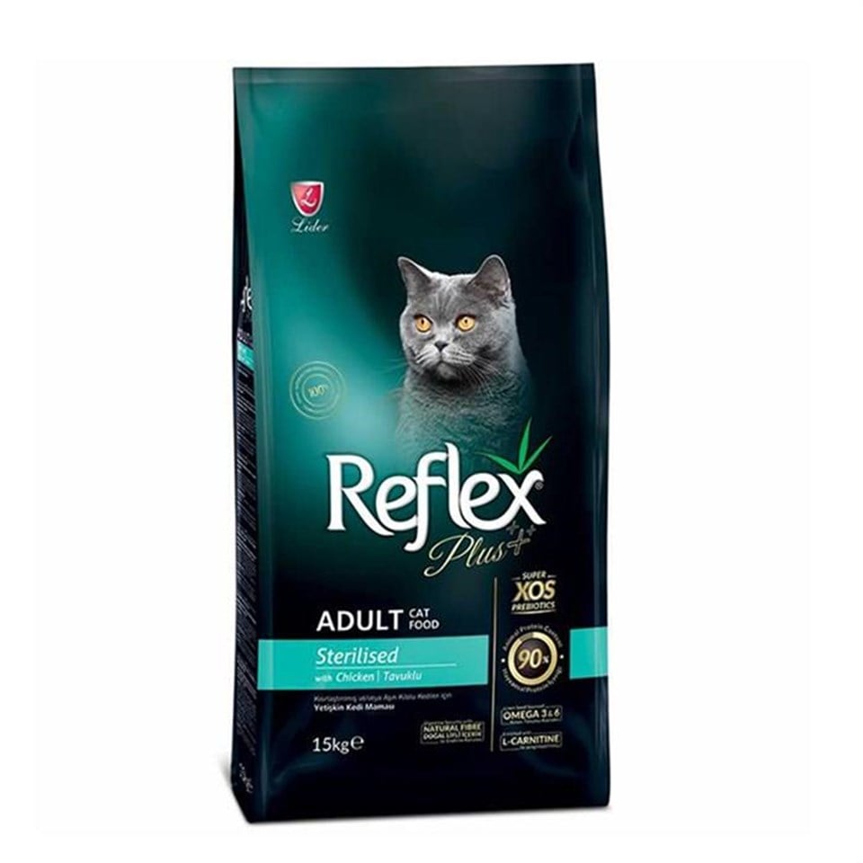 REFLEX PLUS 15KG STERILIZED CAT CHICKEN
