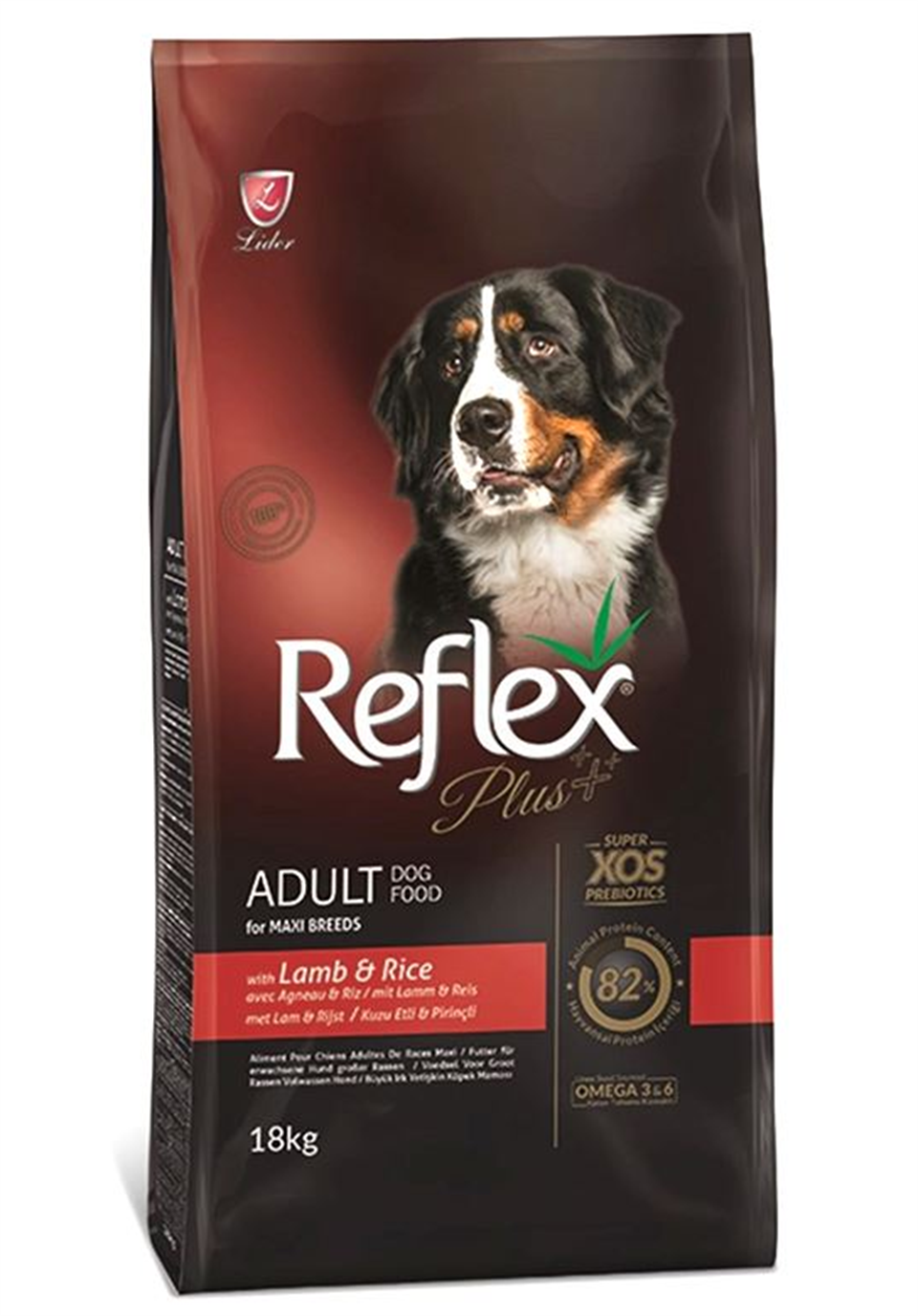 Reflex Plus Kuzulu Yetişkin Köpek Maması 18kg