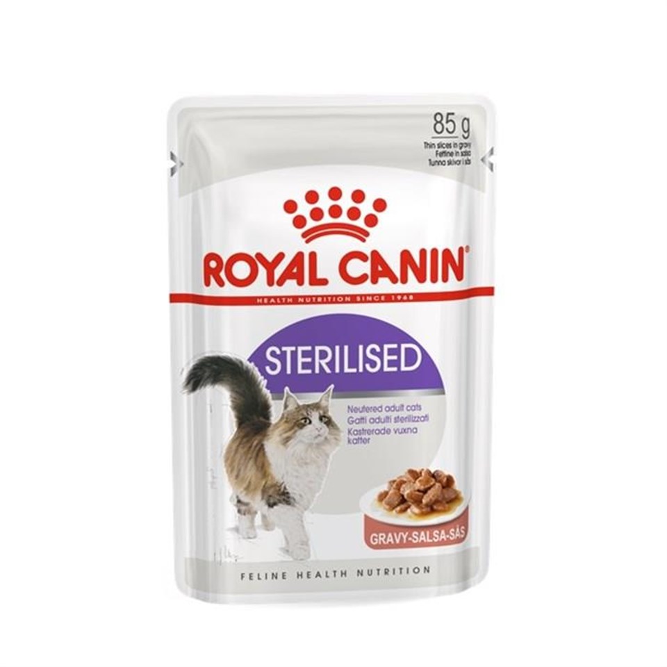Royal Canin Pouch Gravy Sterilised Kısırlaştırılmış Yaş Kedi Maması 85 Gr
