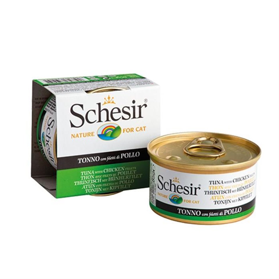 Schesir Ton Balığı Ve Tavuklu Kedi Yaş Mama 85gr