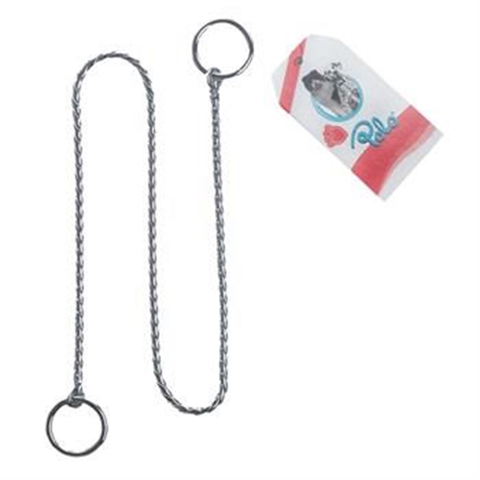 SL205-A Tekli Zincir Boğma Tasma Silver 4.0Mm*50Cm
