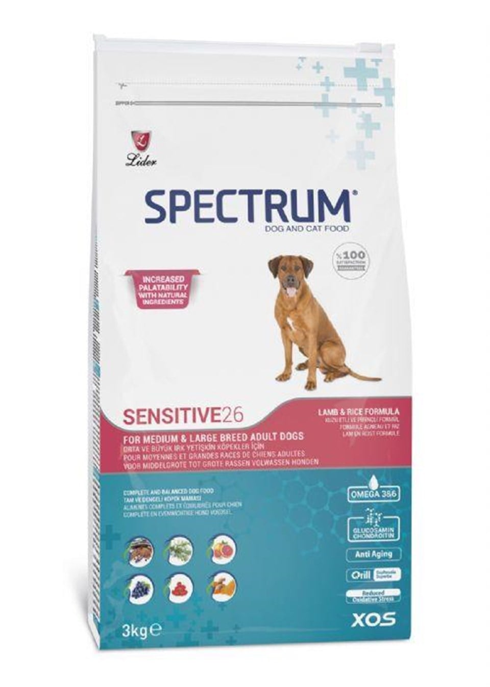 SPECTRUM 3KG ADULT DOG SENSITIVE26