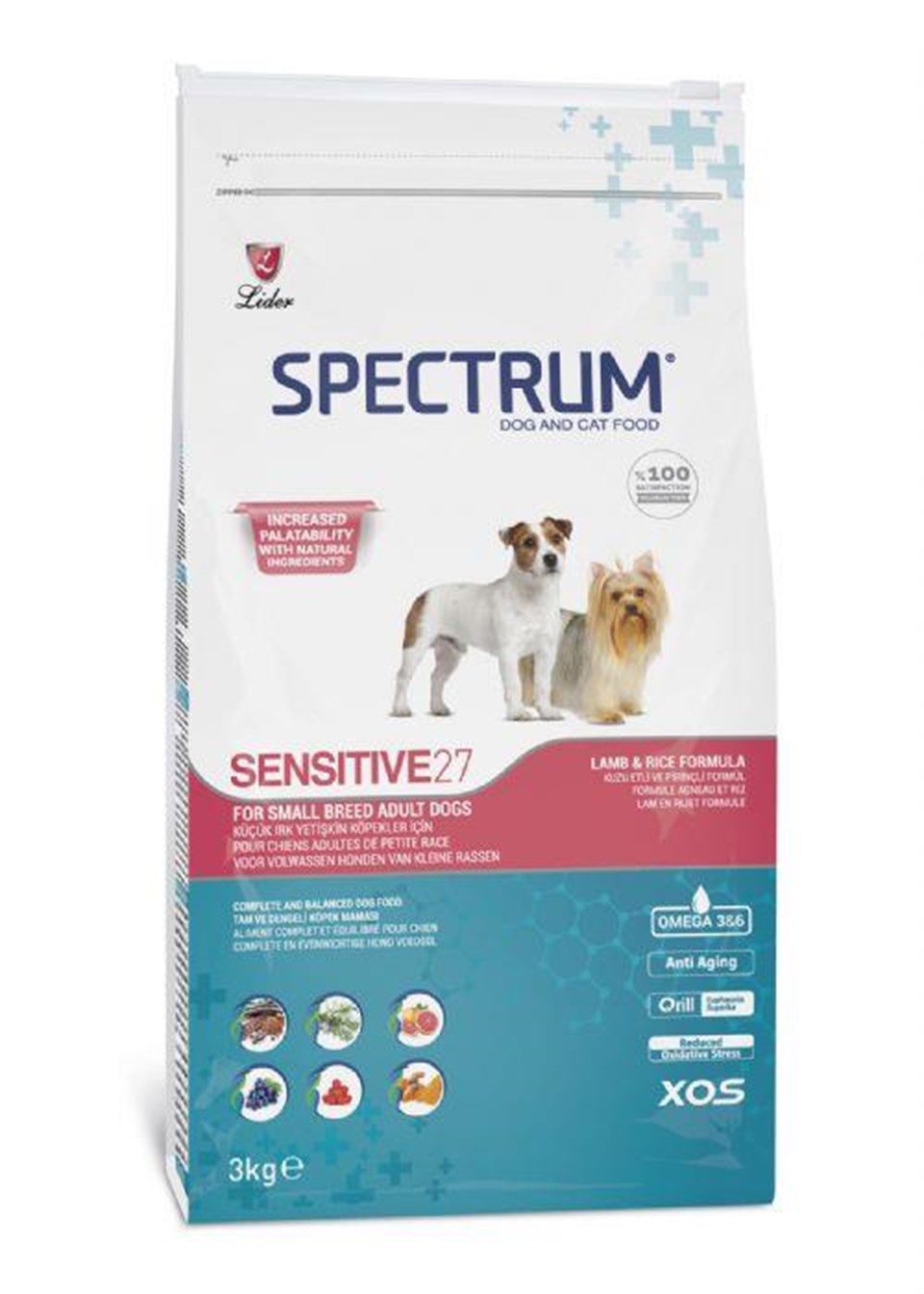 SPECTRUM 3KG ADULT DOG SENSITIVE27