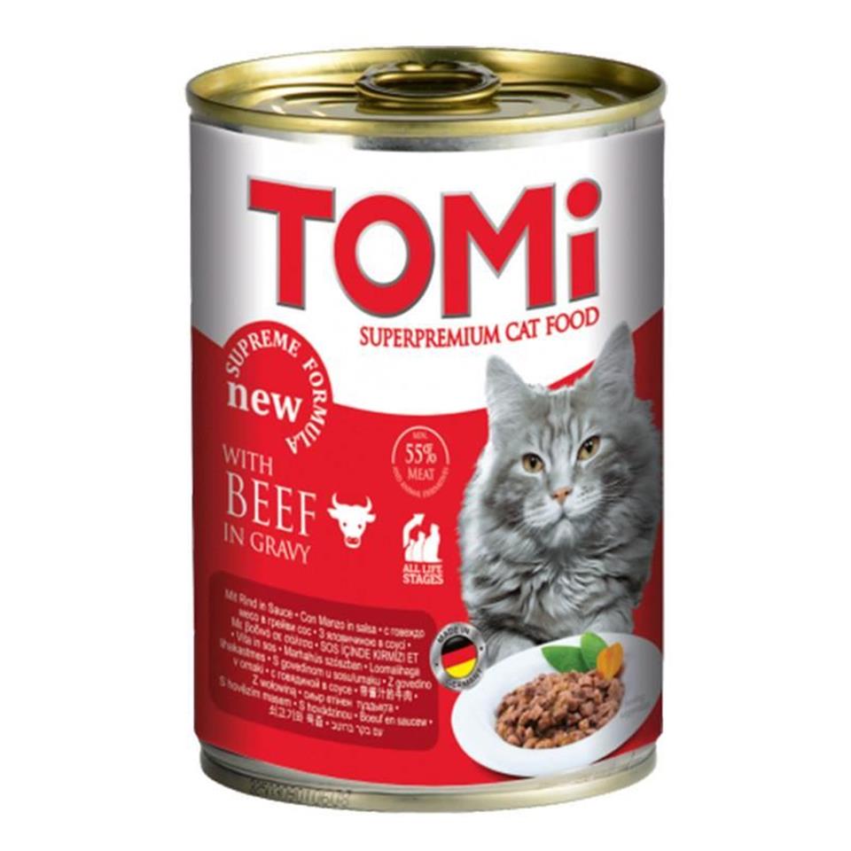 Tomi Sığır Etli Kedi Konservesi 400 Gr