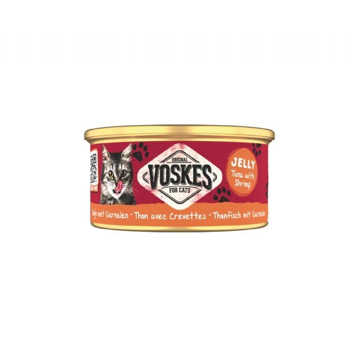 VOSKES TON BALIĞI ve KARİDES KEDİ KONSERVESİ 85GR
