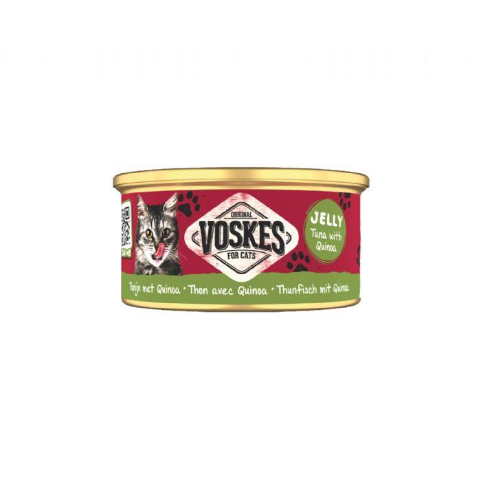 VOSKES TON BALIĞI ve KİNOA KEDİ KONSERVESİ 85GR