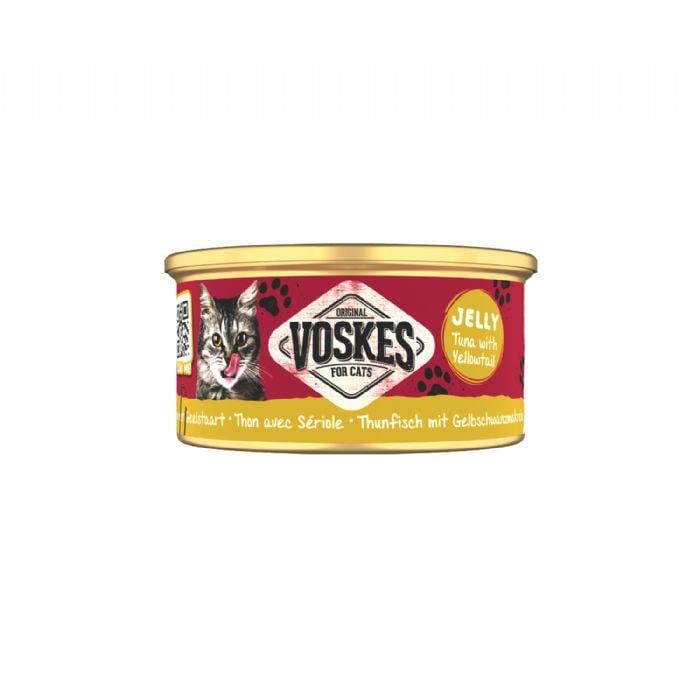 VOSKES TON BALIĞI ve SARIKUYRUK KEDİ KONSERVESİ 85GR