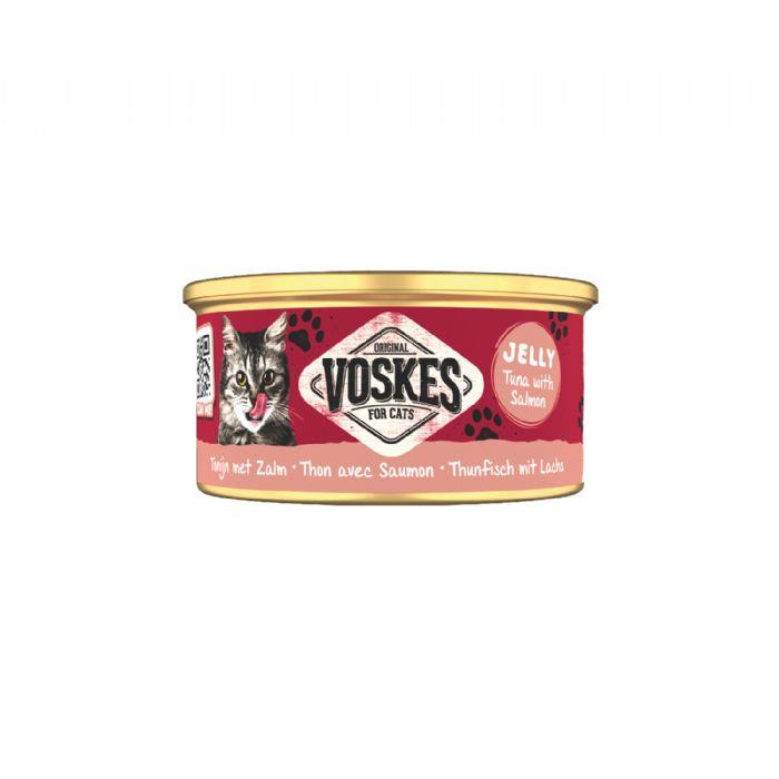 VOSKES TON BALIĞI ve SOMON KEDİ KONSERVESİ 85GR