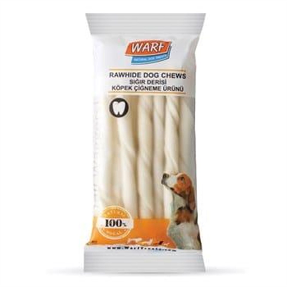 Warf Beyaz Burgu Kemik - 12 Cm - 