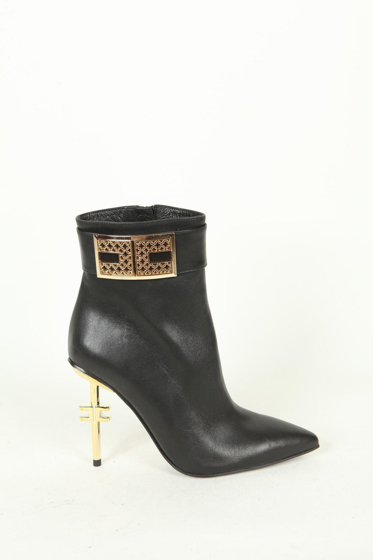 Kadın Deri Bot Siyah