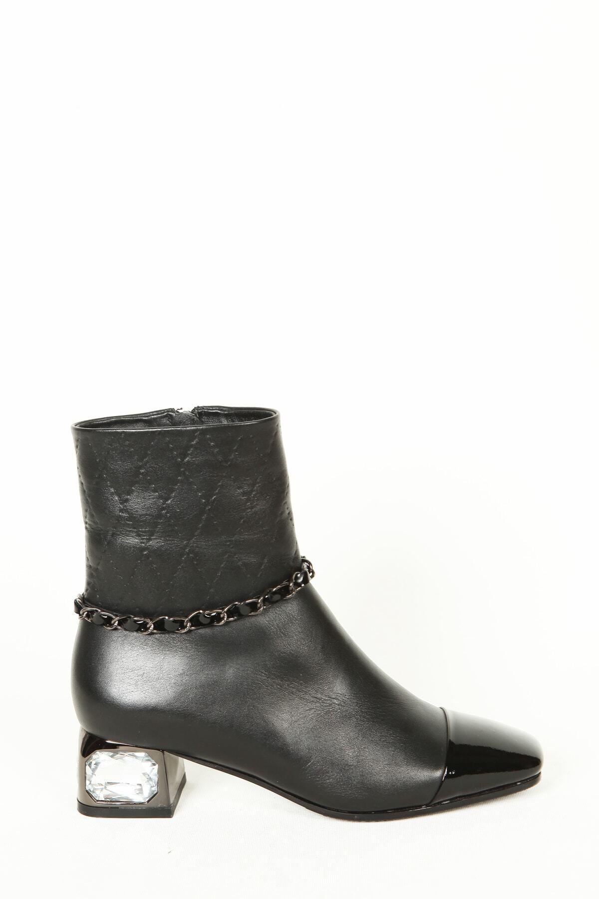 Kadın Deeri Bot Siyah