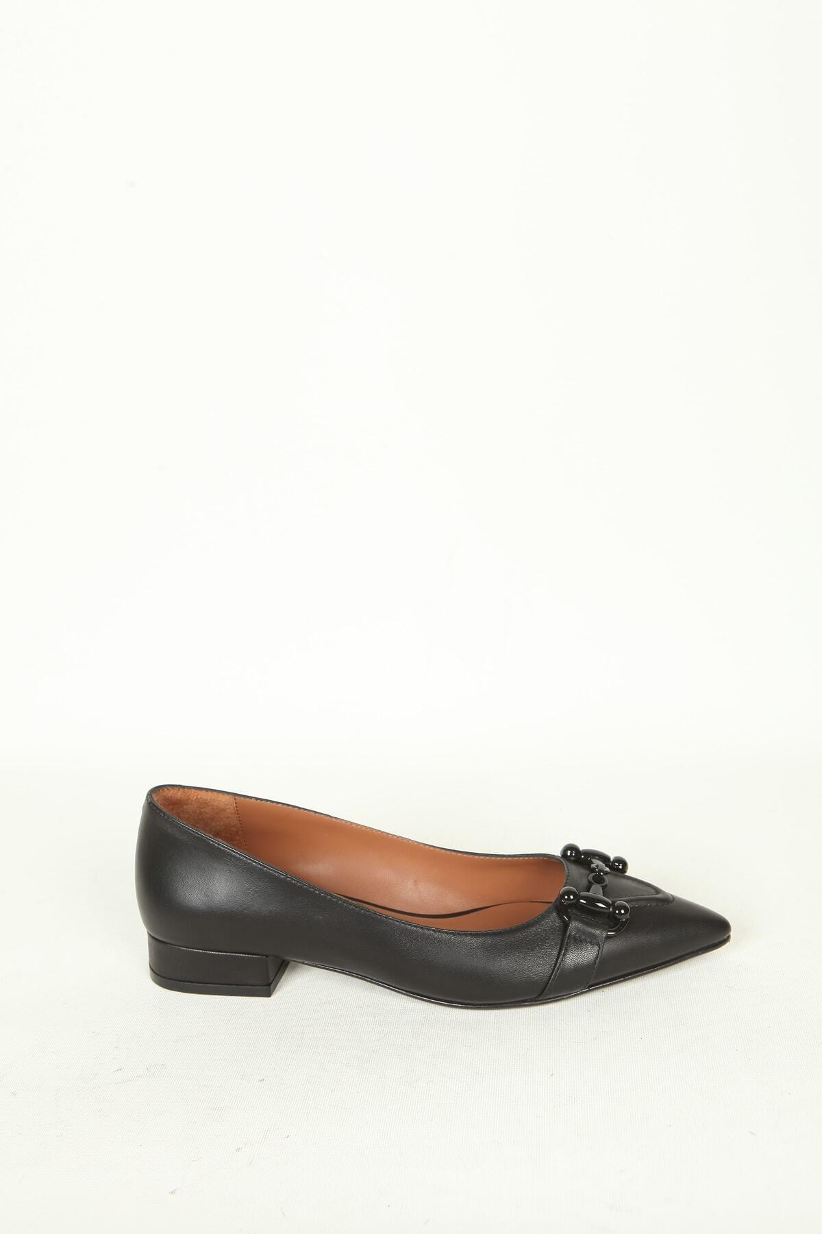 Kadın Deri Babet Siyah