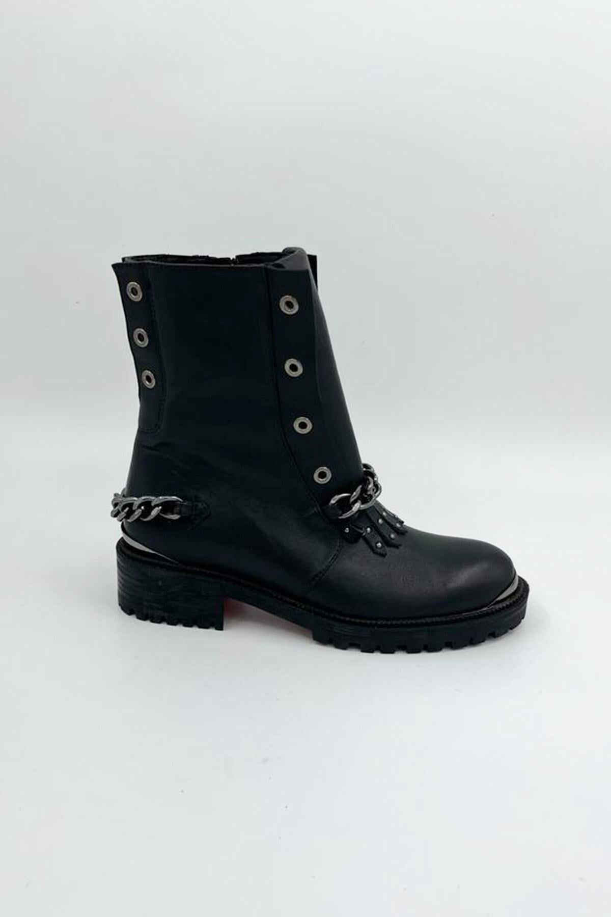 Kadın Deri Bot