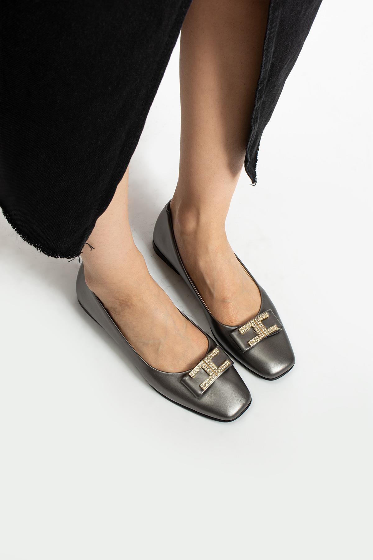 Kadın Hakiki Deri Babet Bronz