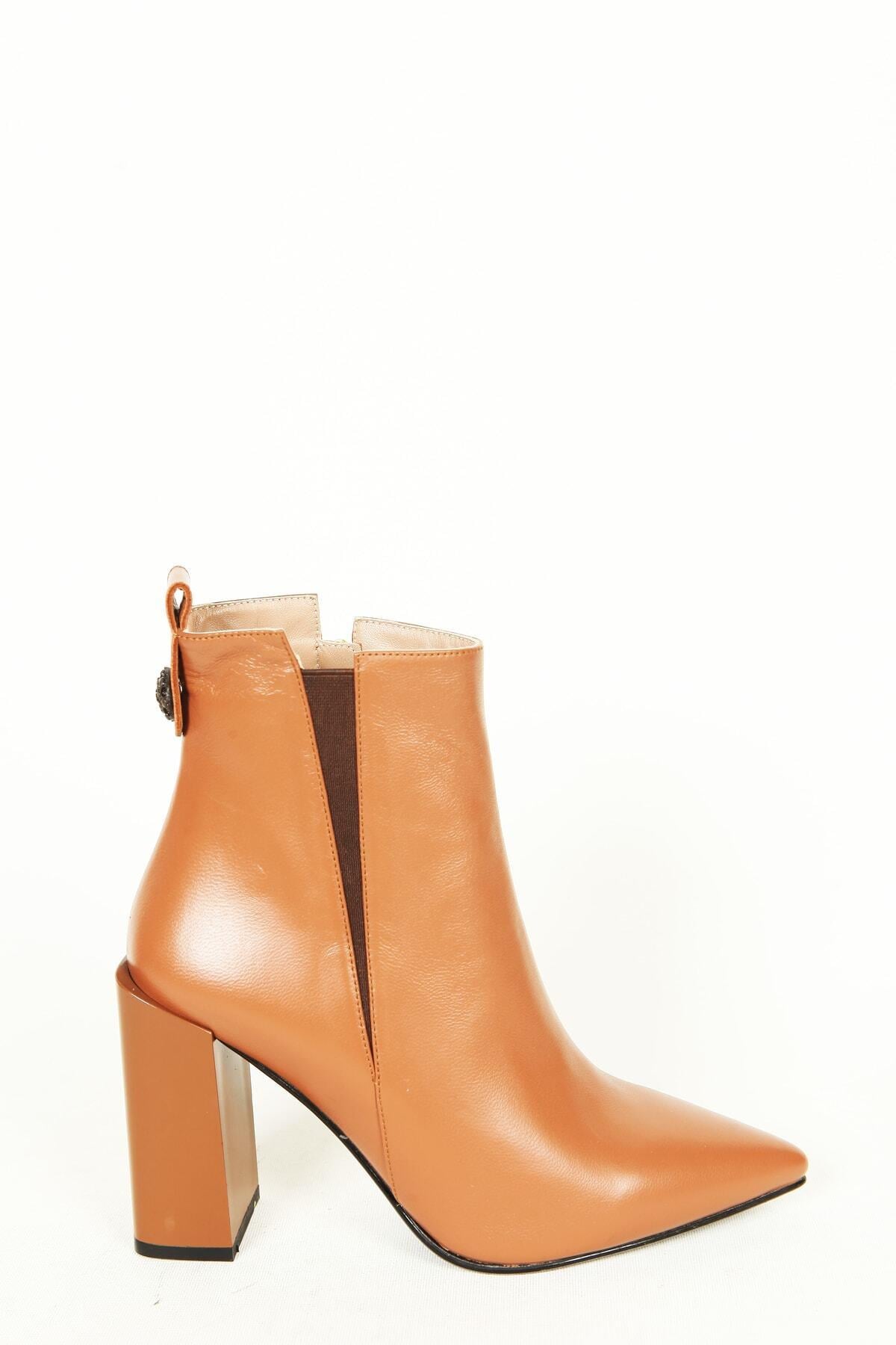 Kadın Deri Bot Taba