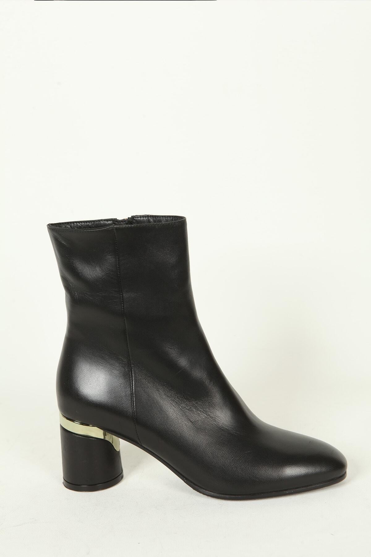 Kadın Deri Bot Siyah