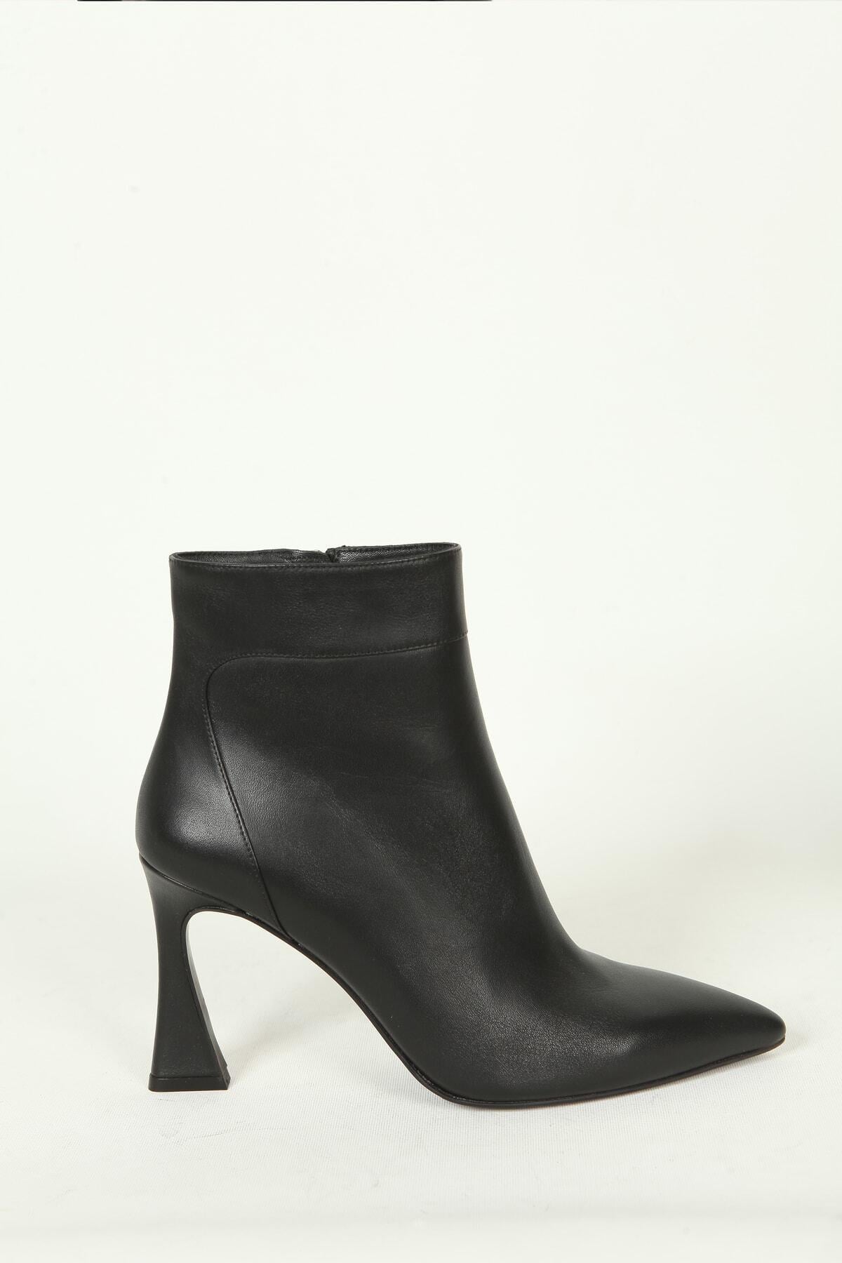 Kadın Deri Bot Siyah