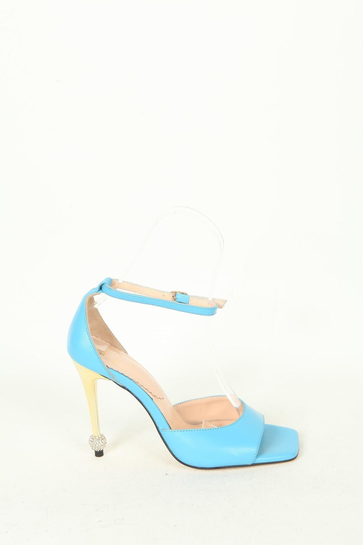 Kadın Deri Ayakkabı Mavi