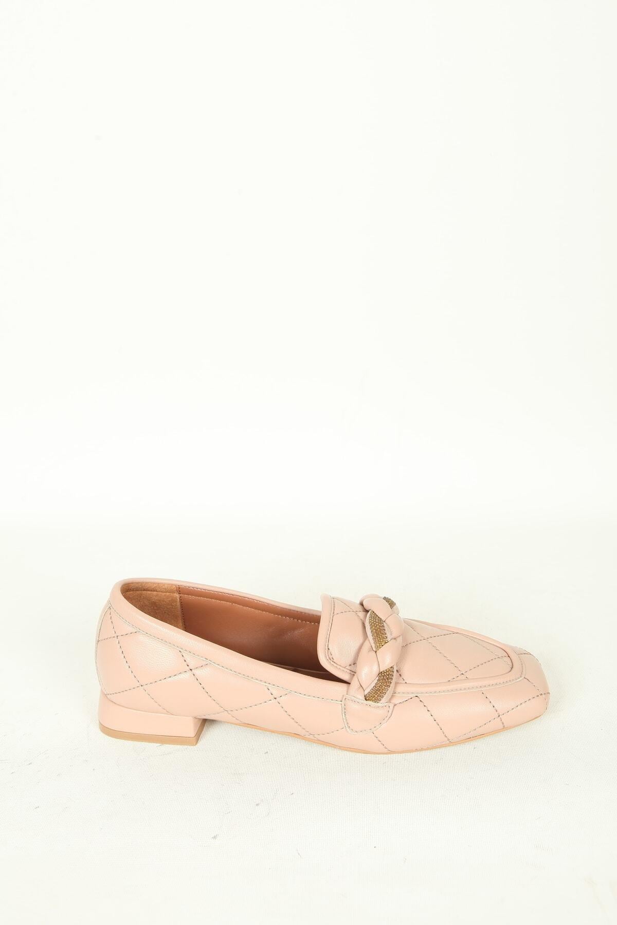 Kadın Deri Babet Pudra