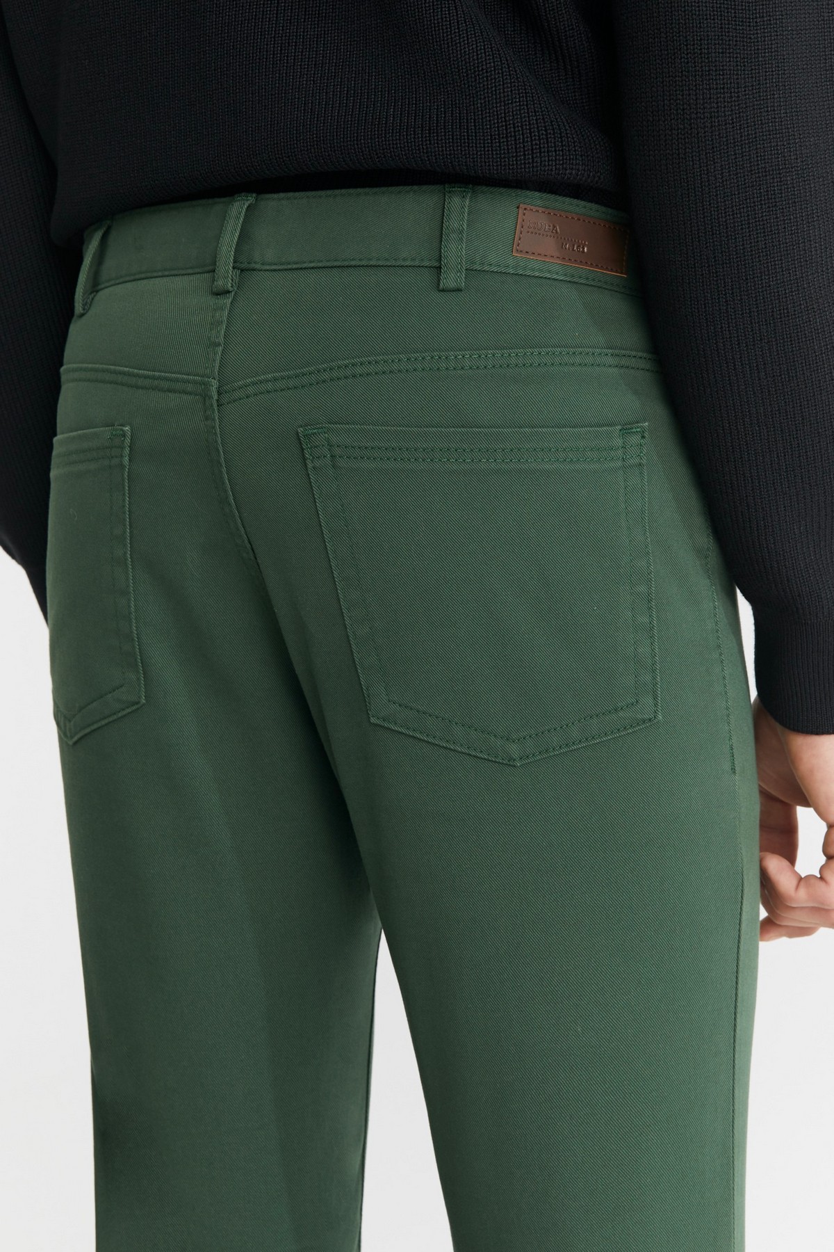 Ruba Pantolon Regular Fit 5 Cep Yeşil Gabardine Pantolon | Ruba