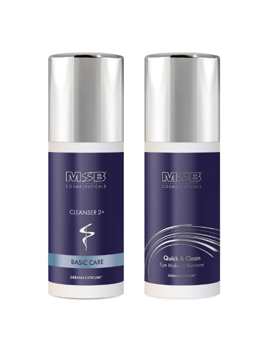 Cleanser2+ 100 ml & Quick & Clean Eye Make Up Remover 150 ml