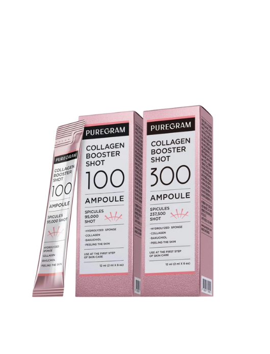 Collagen Booster Shot 100 Ampoule 2 ml x 6 ea & Collagen Booster Shot 300 Ampoule 2 ml x 6 ea