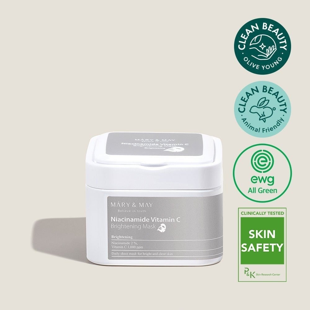 Mary & May Niacinamide Vitamin C Mask - Aydınlatıcı 30 Adet