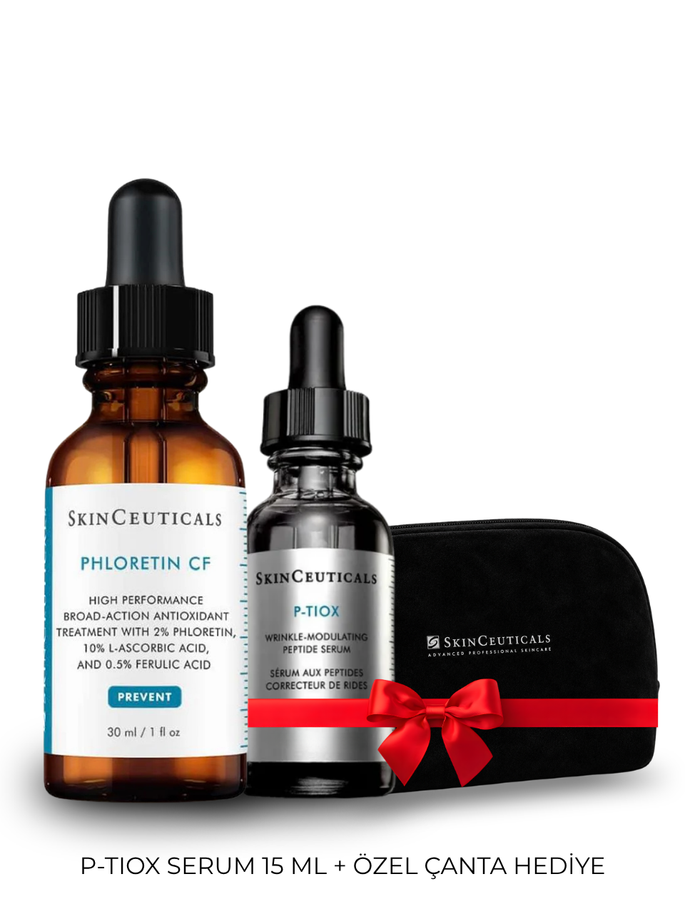 Phloretin CF 30 ml & P-TIOX Serum 15 ml (Çantalı Set)