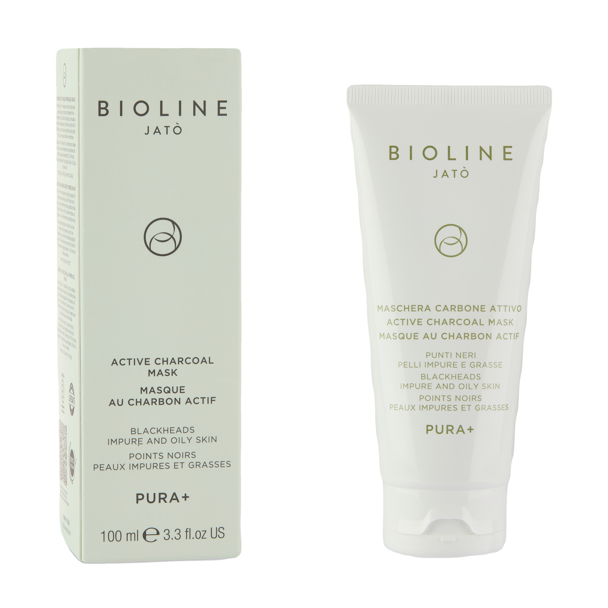 Pura+ Active Charcoal Mask 100 ml