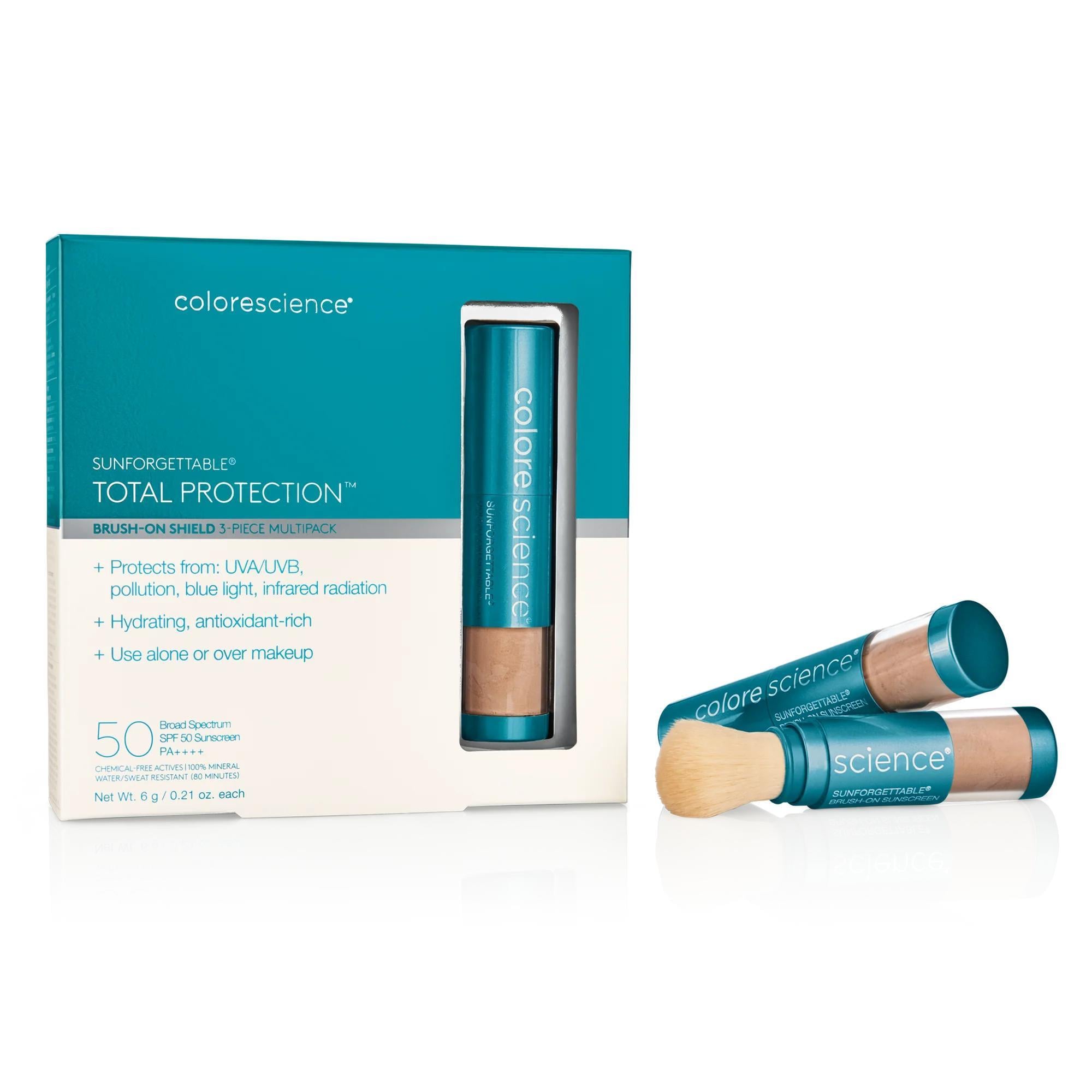Sunforgettable Total Protection Brush On Shield SPF50 Multipack Tan