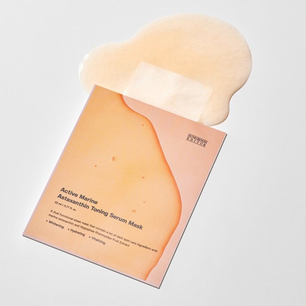 Sungboon Editor Active Marine Astaxanthin Toning Serum Mask 1 ad