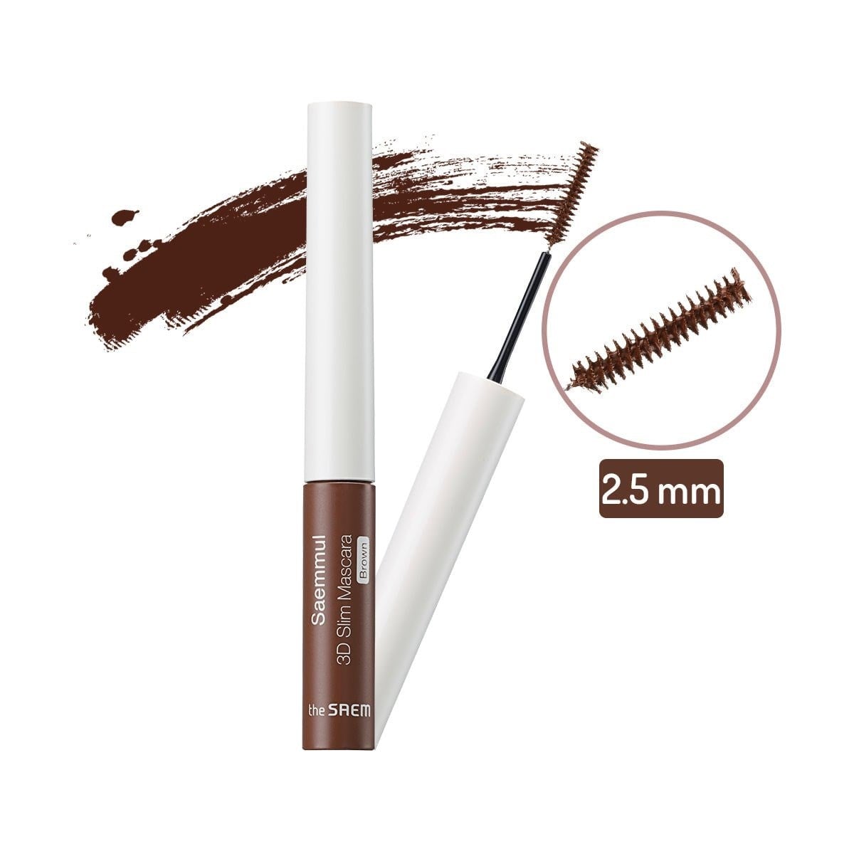 The Saem 3D Slim Mascara - Brown