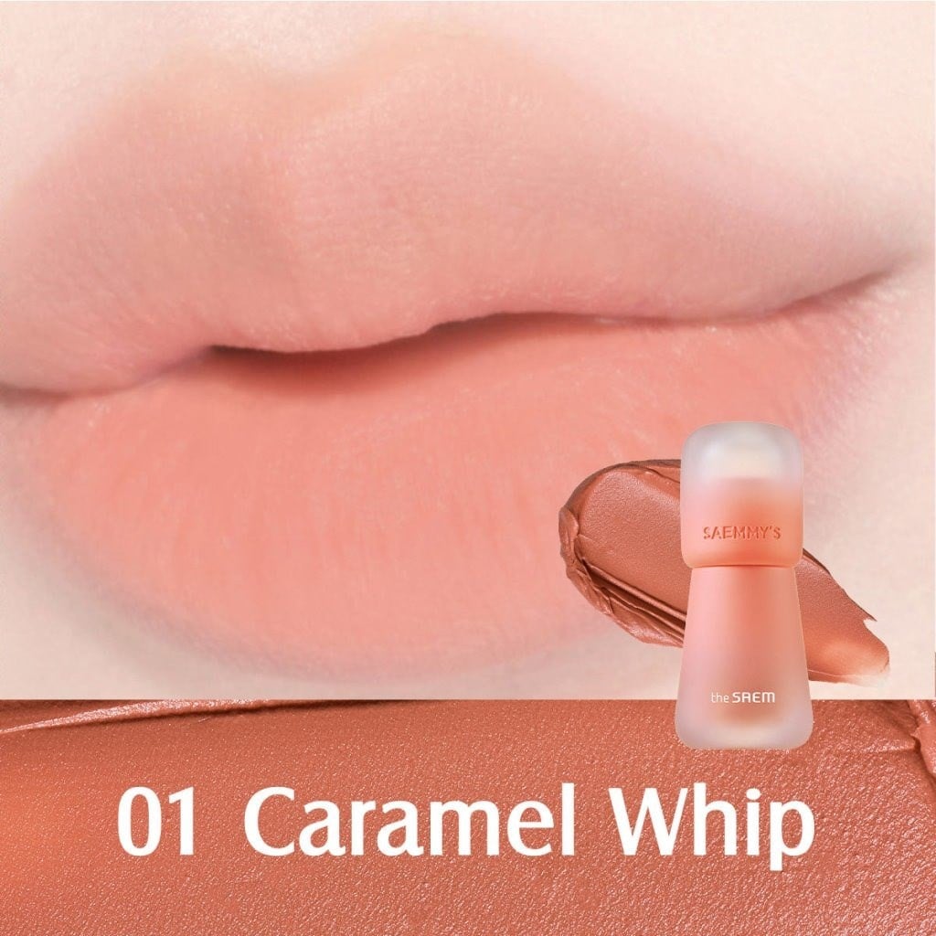 The Saem Crema Velvet Tint - Kadife Yoğun Renk Sunan Tint Caramel Whip