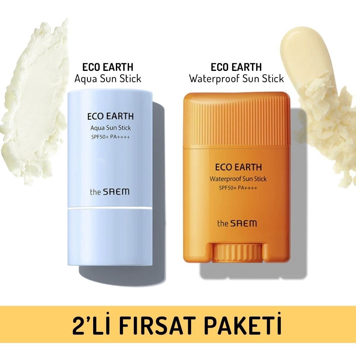 The Saem Sun Stick Duo - Aqua + Waterproof SPF