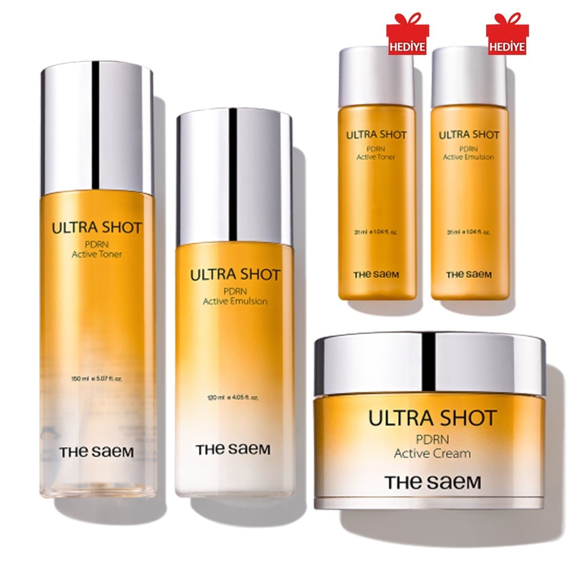 The Saem Ultra Shot PDRN Skin Care 3 Set