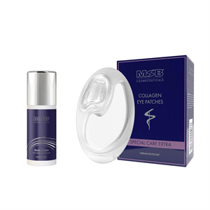 MSB Quick & Clean Eye Make Up Remover - 150 ml + MSB Collagen Eye Patches - 5x1 Paar 3,3 ml