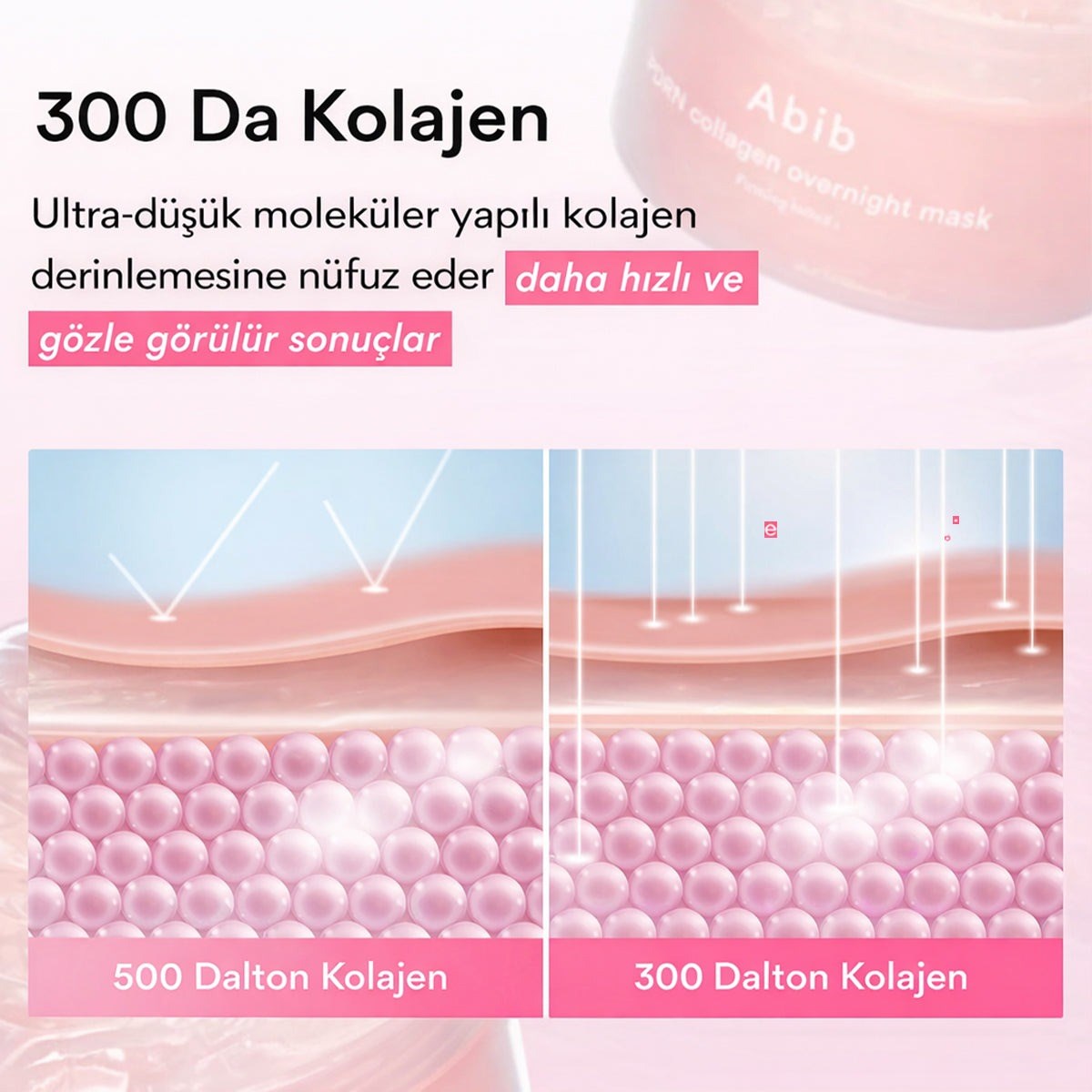 Abib PDRN Collagen Overnight Mask - Onarıcı & Sıkılaştırıcı 80 ml