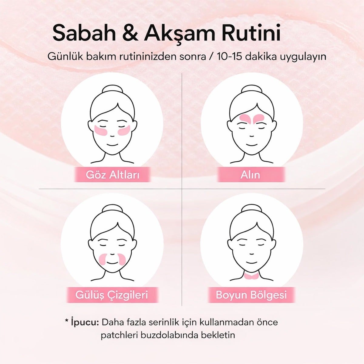 Abib PDRN Retinal Eye Patch - Canlandırıcı Göz Altı ped 60 Adet