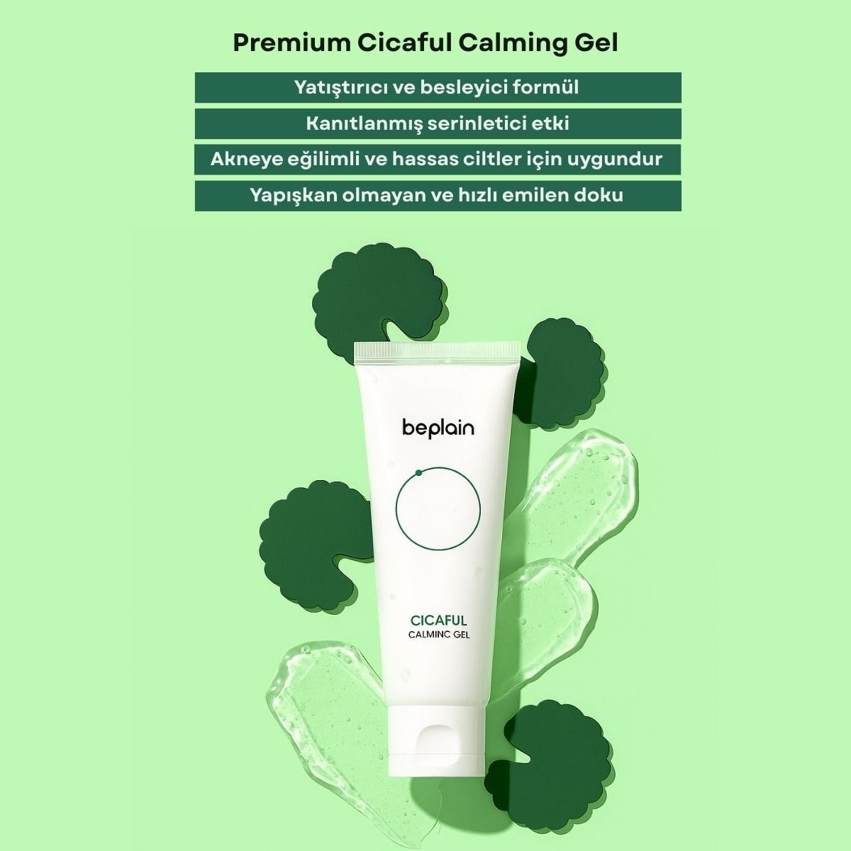 Beplain CicaFul Calming Gel - Yatıştırıcı Jel 80 ml