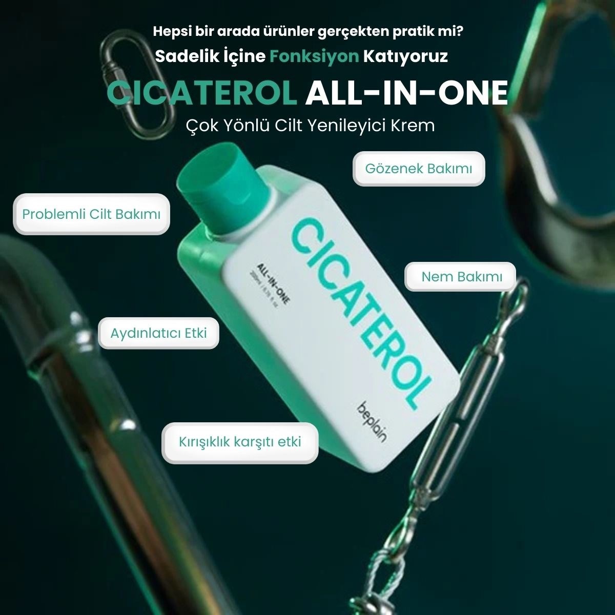 Beplain Cicaterol All - in - One - Çok Yönlü Bakım Kremi 200 ml