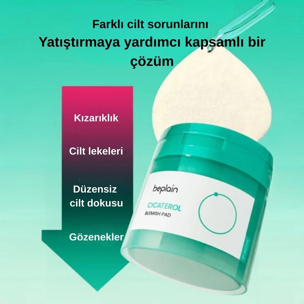 Beplain Cicaterol Blemish Pad - Yatıştırıcı Ped 80'li