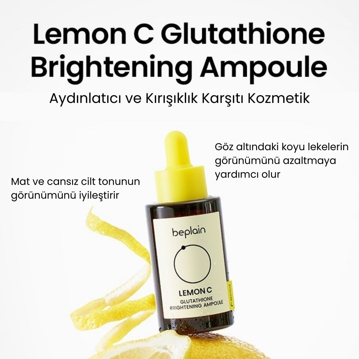 Beplain Lemon C Glutathione Brightening Ampoule - Aydınlatıcı Ampul 30 ml