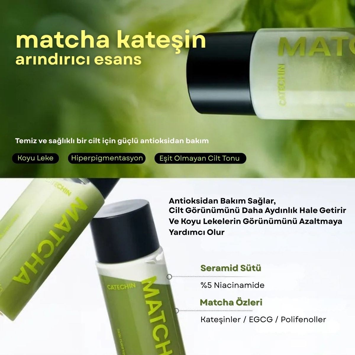 Beplain Matcha Catechin Duo Set - Antioksidan Leke Karşıtı Set
