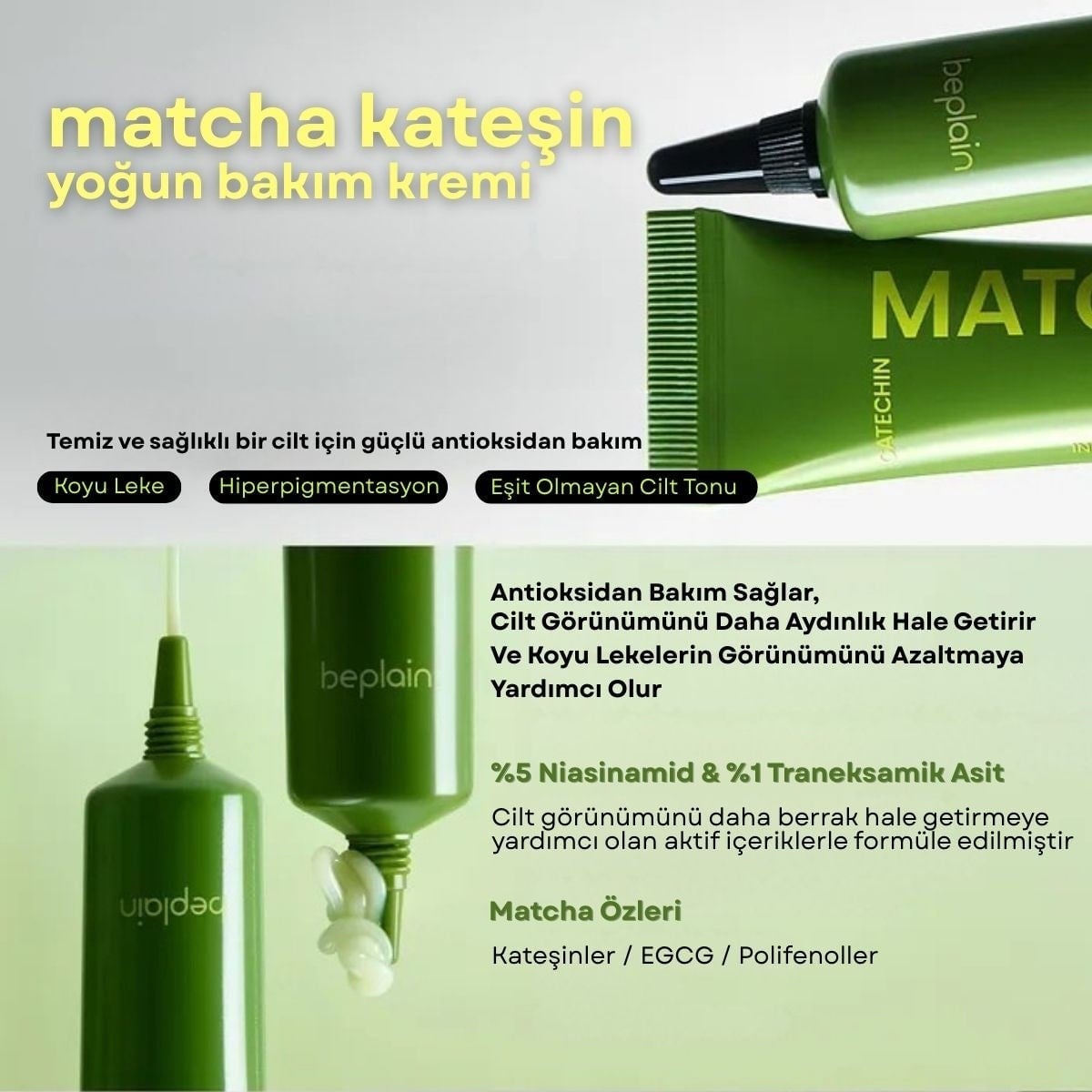 Beplain Matcha Catechin Duo Set - Antioksidan Leke Karşıtı Set