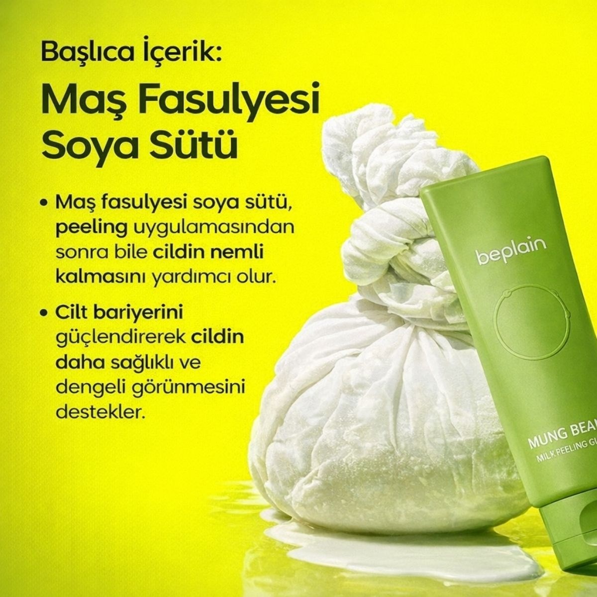 Beplain Mung Bean Milk Peeling Gel - Nazik Peeling 120 ml