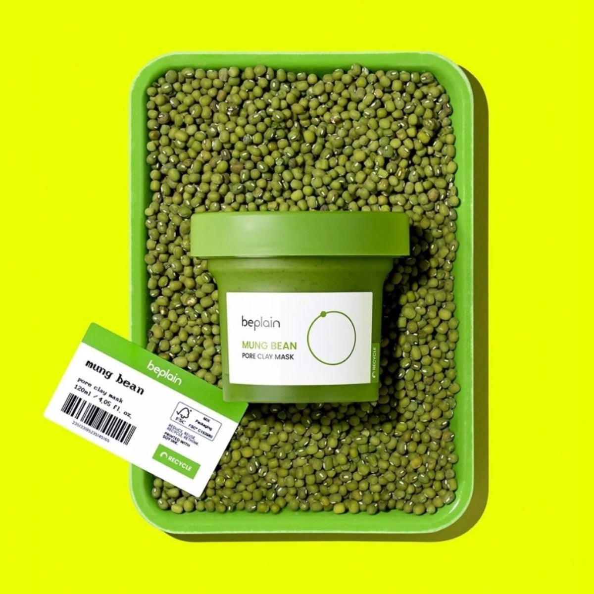 Beplain Mung Bean Pore Clay Mask - Gözenek Maskesi 120 ml